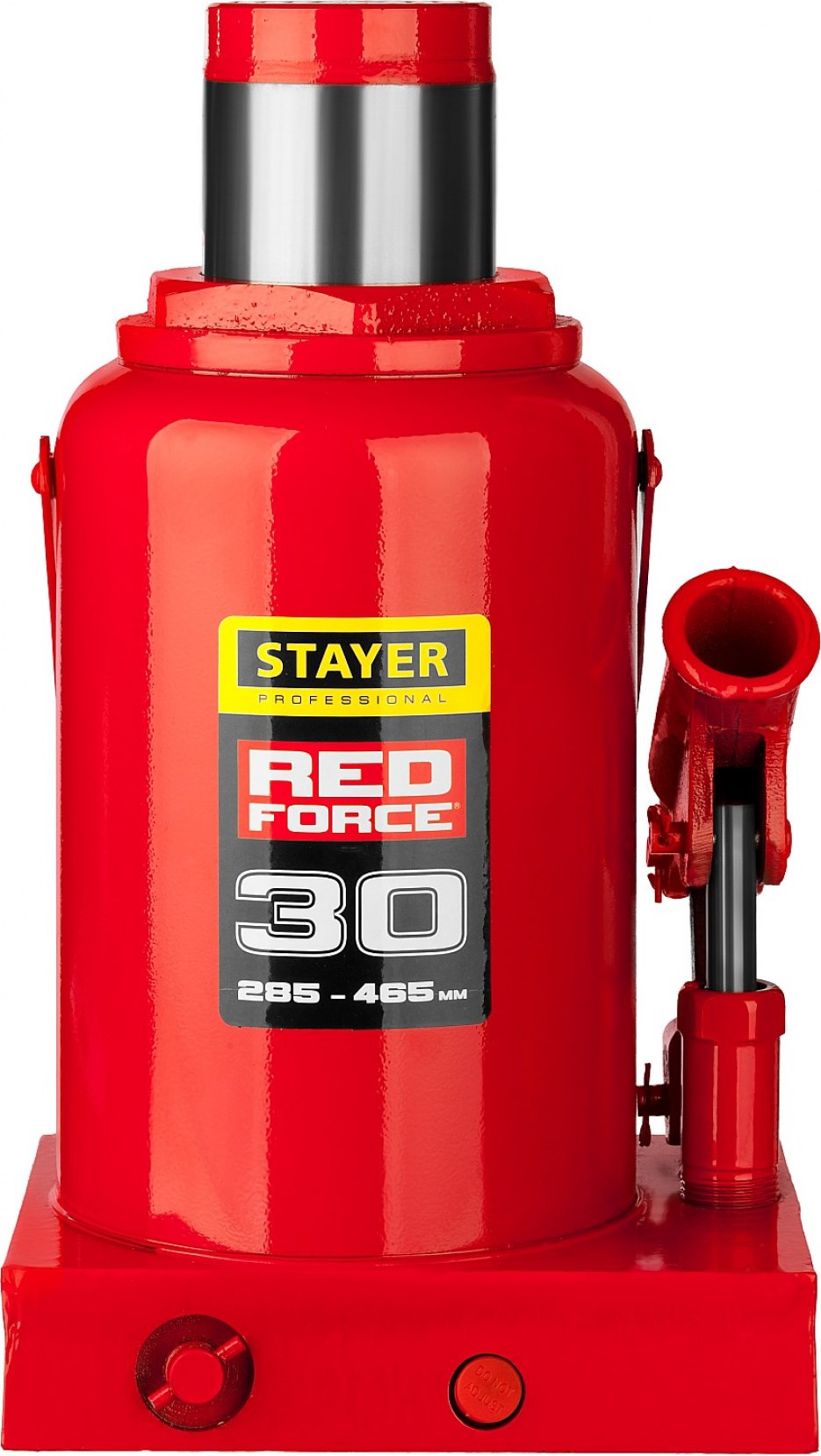 STAYER RED FORCE 30т 285-465мм домкрат бутылочный гидравлический